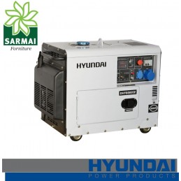 Generatore di corrente diesel 6,3 kw HYUNDAI gruppo elettrogeno silenziato 230V