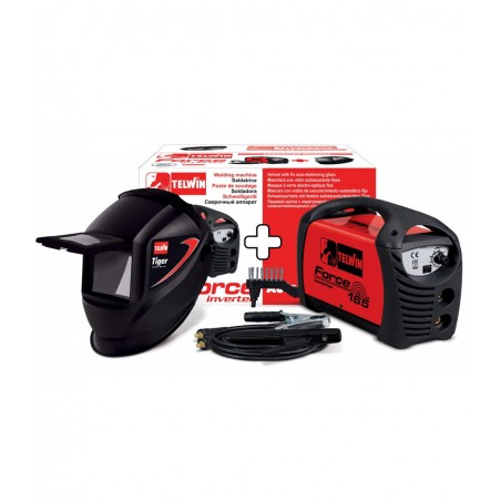 Saldatrice inverter Telwin Force 165 230V ACX + MASCHERA  815979
