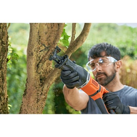 BLACK+DECKER BES301-QS Sega a Gattuccio 220V 750W seghetto dritto legno metallo
