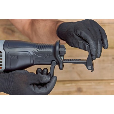 BLACK+DECKER BES301-QS Sega a Gattuccio 220V 750W seghetto dritto legno metallo