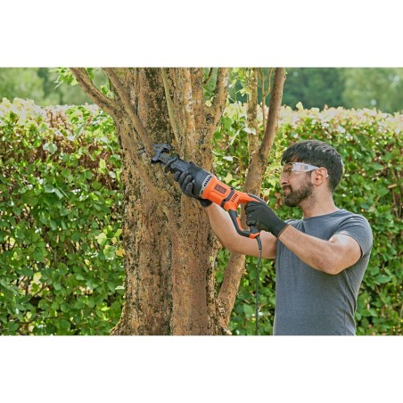 BLACK+DECKER BES301-QS Sega a Gattuccio 220V 750W seghetto dritto legno metallo