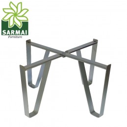 Piedistallo Base per botte contenitore olio vino  acciaio zincato Ø 94 cm 1000 Lt