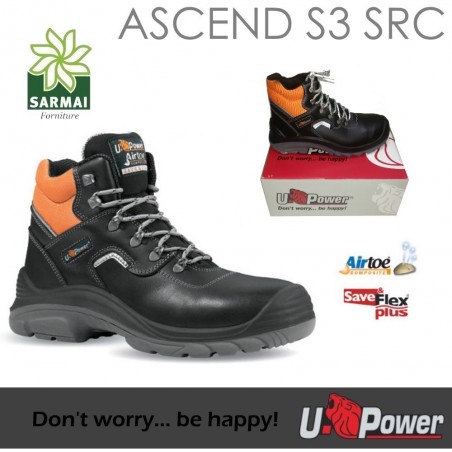SCARPA U-POWER DA LAVORO ANTINFORTUNISTICA MOD. ASCEND S3 SRC