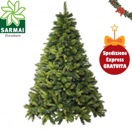 XONE Albero di Natale ARTIFICIALE JUSTIN verde voluminoso super folto realistico