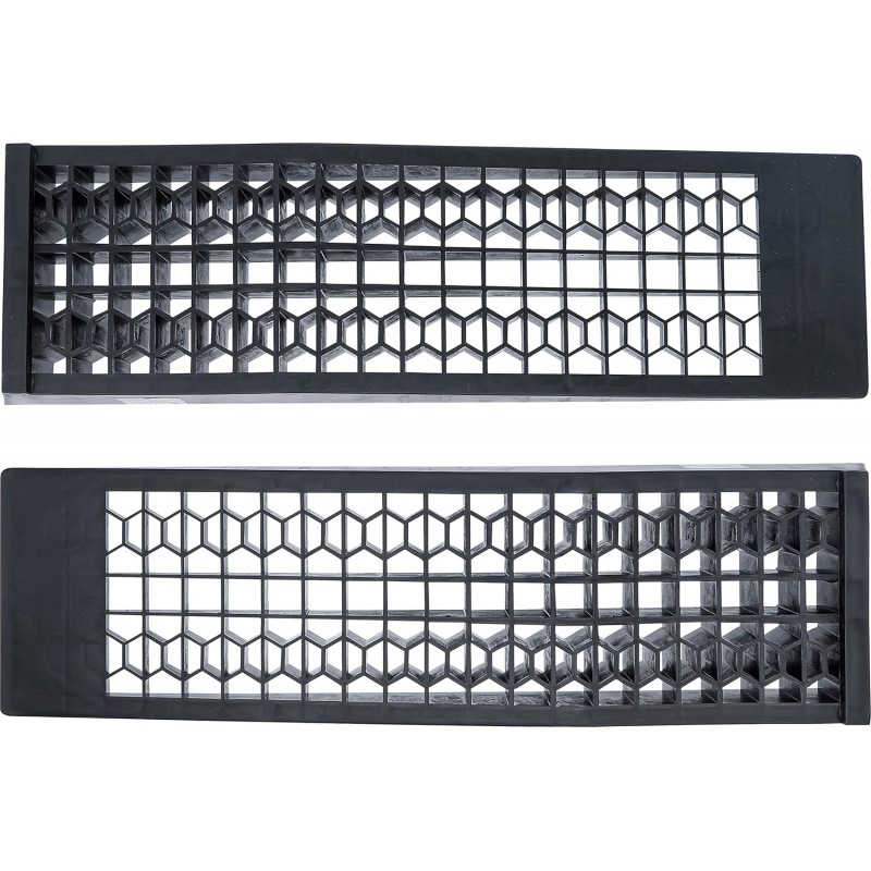 BGS 9759 Set rampe di accesso 2 pezzi in plastica rampa di carico coppia per auto