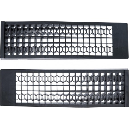 BGS 9759 Set rampe di accesso 2 pezzi in plastica rampa di carico coppia per auto