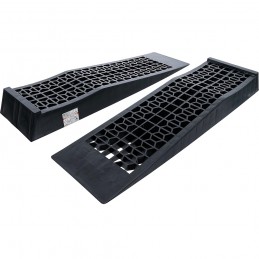 BGS 9759 Set rampe di accesso 2 pezzi in plastica rampa di carico coppia per auto