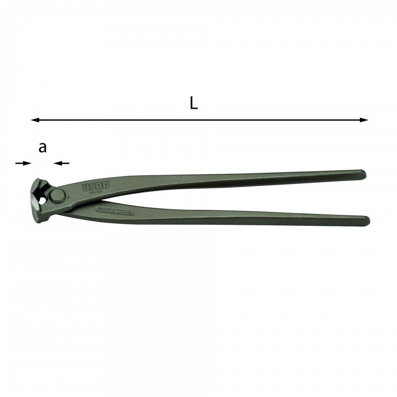 USAG 199 Tenaglia per cementisti ferraiolo muratore PROFESSIONALE 280 mm