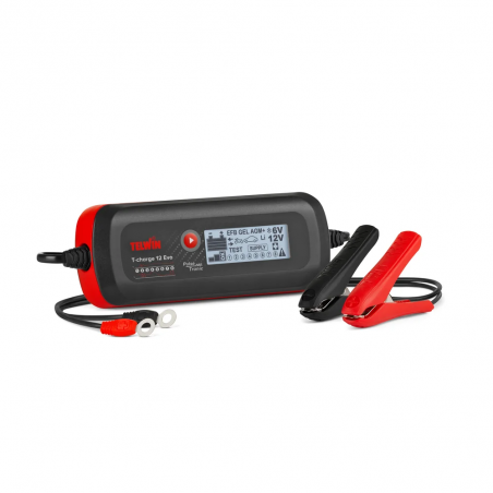 Caricabatterie mantenitore tester auto barca moto telwin t-charge 12 evo 6/12 v