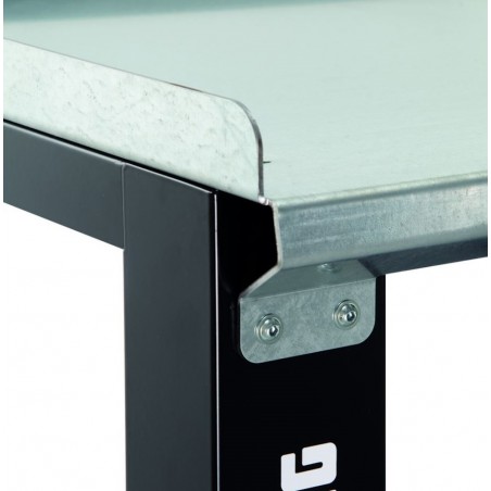 USAG 506 TA/2000 BANCO DA LAVORO PER OFFICINA PIANO IN ACCIAIO 200x70x91 cm