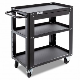 Usag 504 SNA Carrello Multiuso Carrellino Porta Attrezzi A 3 Ripiani + cassetto