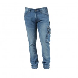 RICA LEWIS mod. JOB Pantalone pantaloni da lavoro jeans resistenti con tasconi