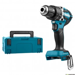 MAKITA DHP484ZJ avvitatore a percussione 18v brushless solo macchina con makpac