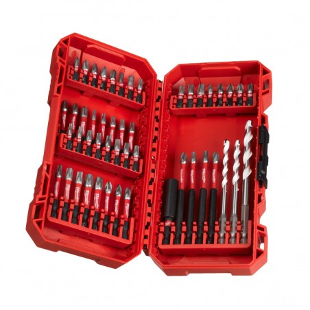Milwaukee 4932492005 Set inserti e punte avvitatori 48 pz shockwave impact duty