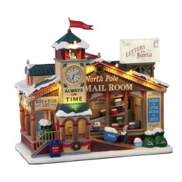 LEMAX La Posta del Polo Nord North Pole Mail Room paesaggio Natale miniatura