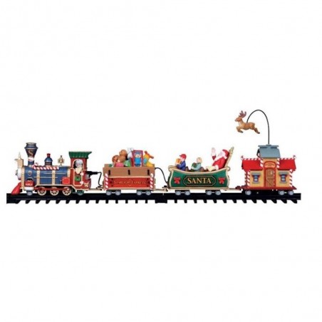 Lemax Trenino "The Starlight Express" paesaggio giostra in movimento set 17 pz