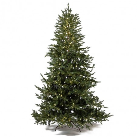 BUD Albero Di Natale HENRY LED con luci incorporate e tronco effetto realistico