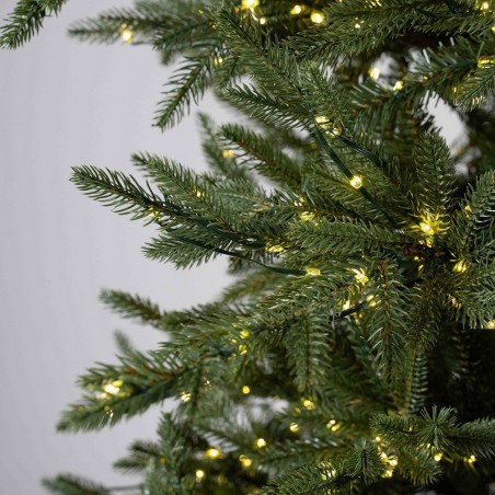 BUD Albero Di Natale HENRY LED con luci incorporate e tronco effetto realistico