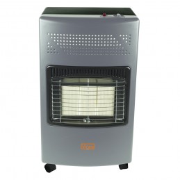 STUFA A GAS VINCO 4.2KW GRIGIO SCURO BASSO CONSUMO 3 REGOLAZIONI TERMICHE