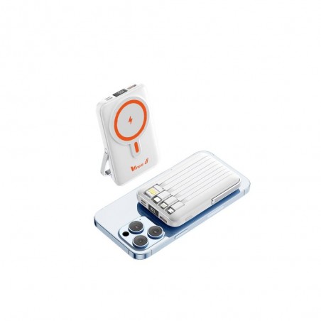 VINCO BATTERIA PORTATILE POWER BANK WIRELESS CHARGE 10000 mAh