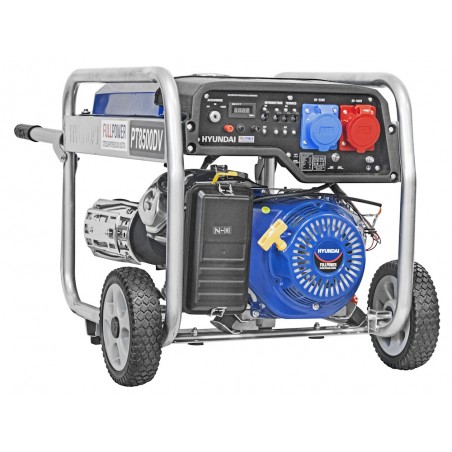 Hyundai PT8500DV gruppo elettrogeno Generatore benzina 4T con ruote 8,5 Kw 230-4