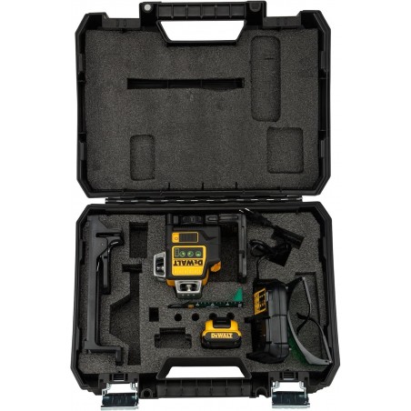 DeWALT DCE089D1G livella laser autolivellante tracciatore + batteria e valigetta