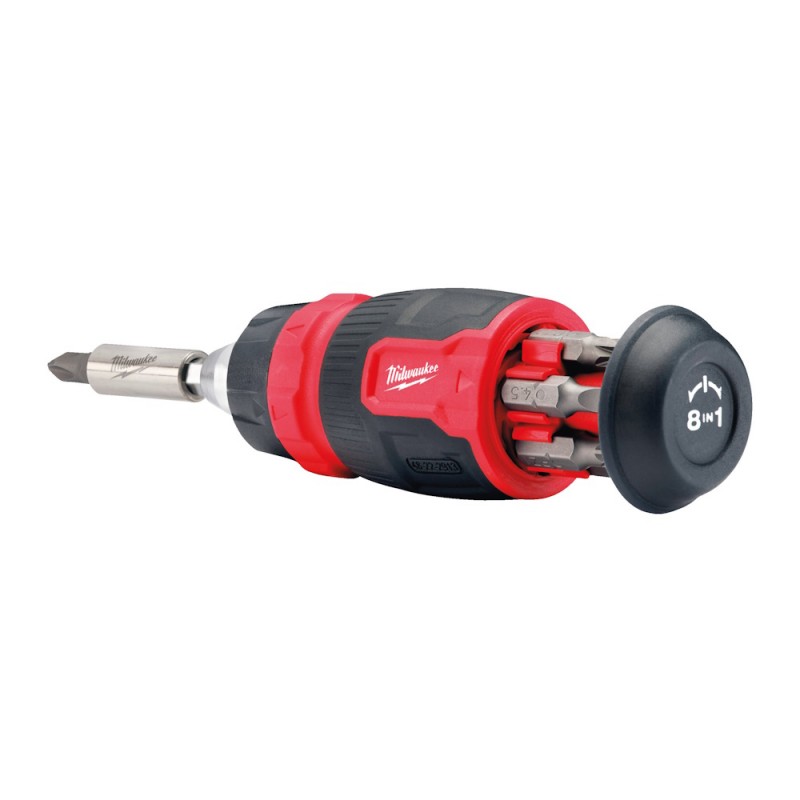 Milwaukee 4932480581 giravite multiuso compatto con cricchetto 8 in 1