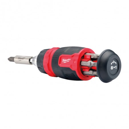 Milwaukee 4932480581 giravite multiuso compatto con cricchetto 8 in 1