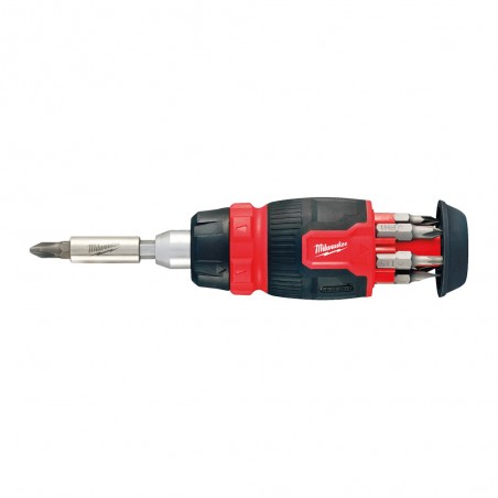 Milwaukee 4932480581 giravite multiuso compatto con cricchetto 8 in 1