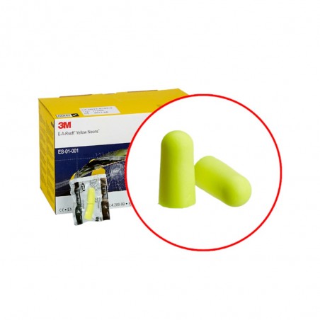 3M tappi per orecchie inserti auricolari anti rumore 34 dB da lavoro 100 paia - 200 pz