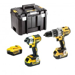 Dewalt DCK276P3T kit 18V Trapano percussione DCD996 + Avvitatore impulsi DCF887