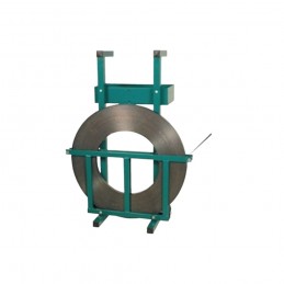 Porta rotolo modello per reggetta in ferro con larghezza da 13 a 32 mm