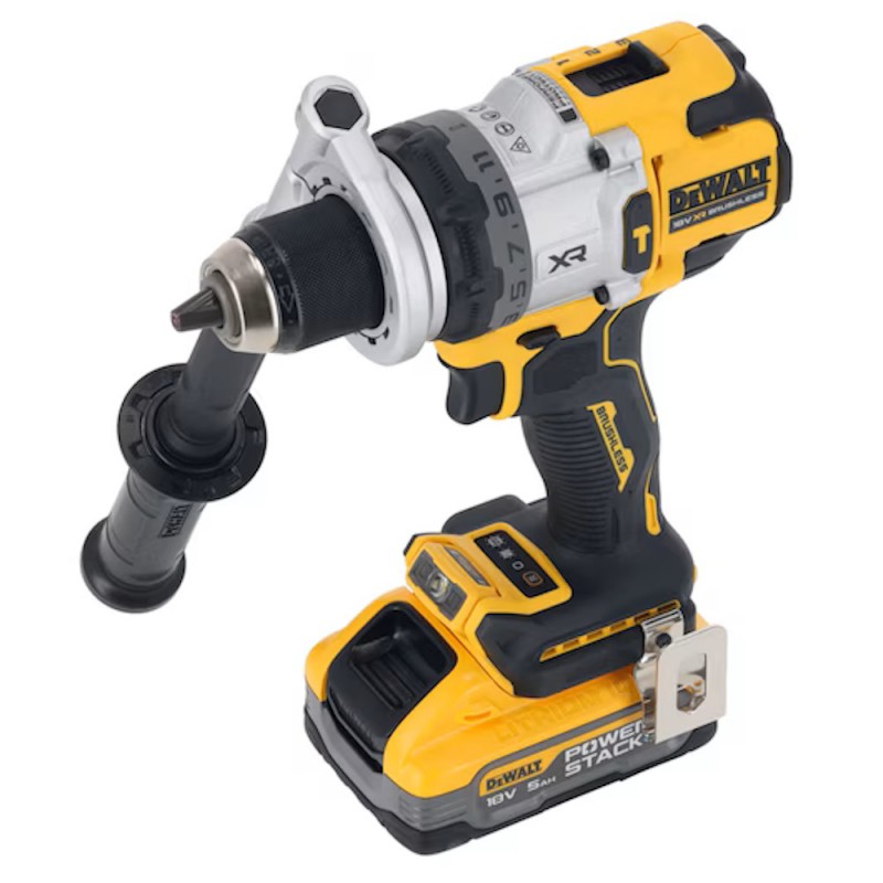 Dewalt DCD1007H2T Trapano Avvitatore 3 Velocità con percussione XR 18V BRUSHLESS