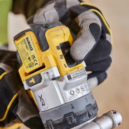 Dewalt DCD1007H2T Trapano Avvitatore 3 Velocità con percussione XR 18V BRUSHLESS