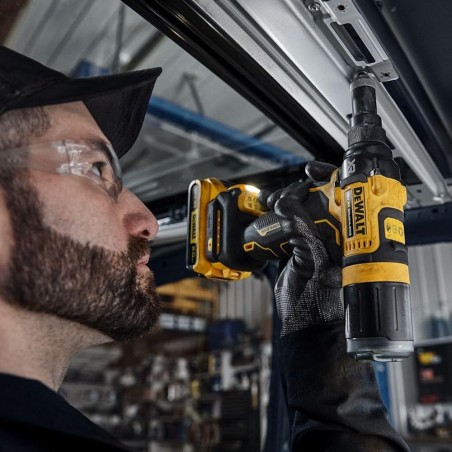 DeWalt DCF403NT Rivettatrice BRUSHLESS 18V 4,8 mm 10Kn solo corpo in valigetta
