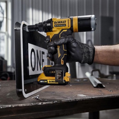 DeWalt DCF403NT Rivettatrice BRUSHLESS 18V 4,8 mm 10Kn solo corpo in valigetta