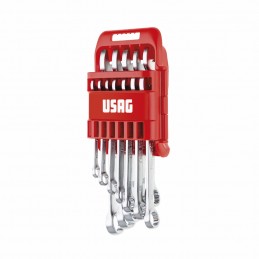 SERIE DI 12 CHIAVI COMBINATE CON SUPPORTO VUOTO USAG 285 J/DS12