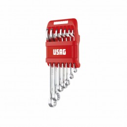 SERIE DI 7 CHIAVI COMBINATE CON SUPPORTO IN PLASTICA 285 J/DS7