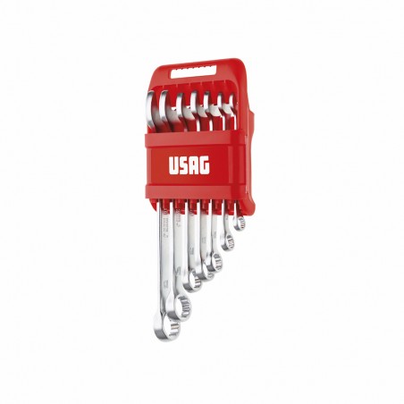 SERIE DI 7 CHIAVI COMBINATE CON SUPPORTO IN PLASTICA 285 J/DS7