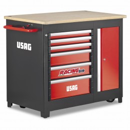 BANCO DA LAVORO MOBILE RACING 6 CASSETTI(VUOTO) USAG 519RBU6/3V