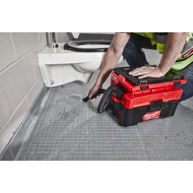 MILWAUKEE FPOVCL-0 Aspiratore solidi/liquidi M18 FUEL™ PACKOUT™