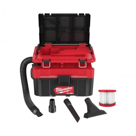 MILWAUKEE FPOVCL-0 Aspiratore solidi/liquidi M18 FUEL™ PACKOUT™
