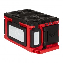 MILWAUKEE POALC-0 Faro M18™ PACKOUT™ e caricabatterie a Batteria o a Corrente