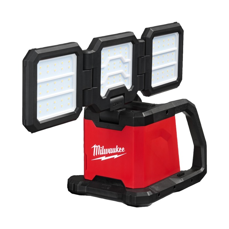 MILWAUKEE MDTL-0 Faro LED da cantiere M18™ con 3 teste multidirezionali
