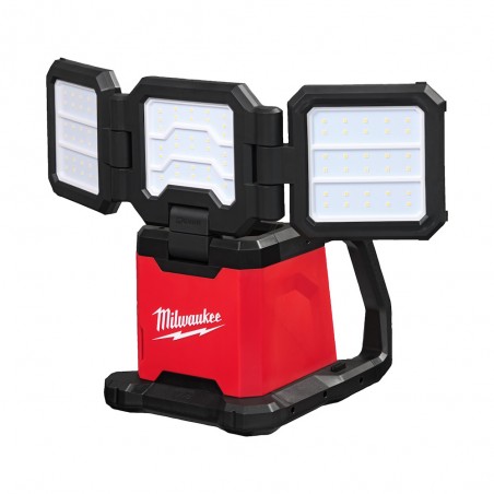 MILWAUKEE MDTL-0 Faro LED da cantiere M18™ con 3 teste multidirezionali