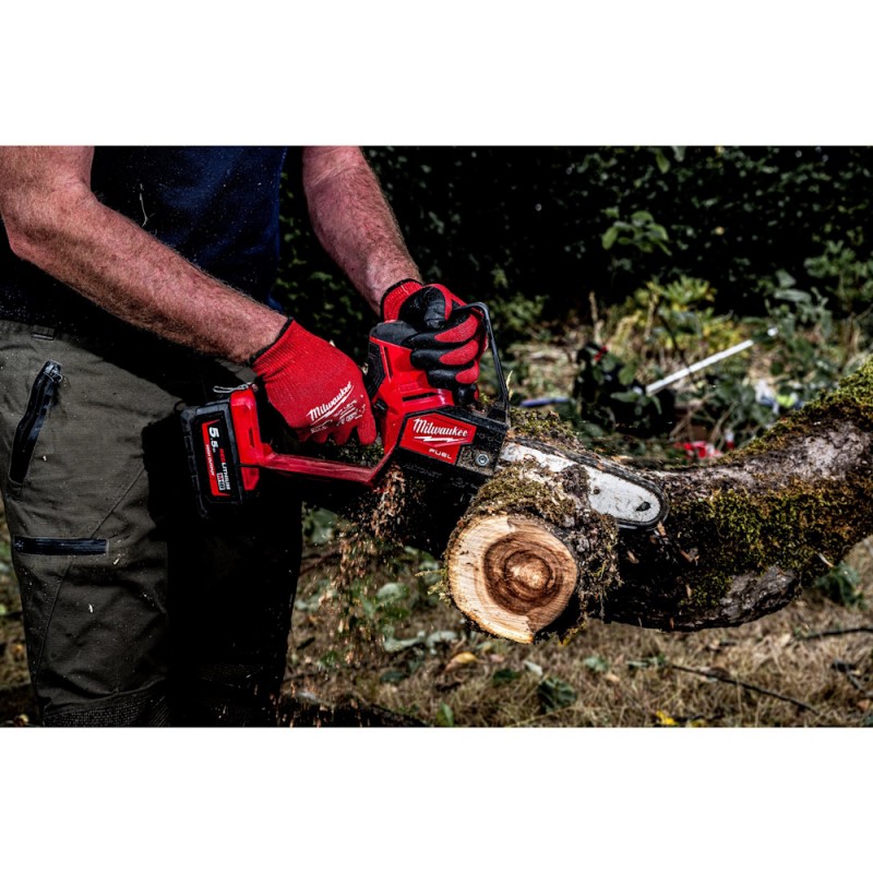 MILWAUKEE FHS20-552 Elettrosega da potatura M18 FUEL da 20 cm con batterie