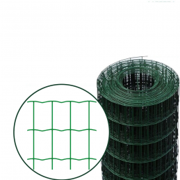Roto Rete Metallica elettrosaldata zincata plastificata filo 2,1 mm