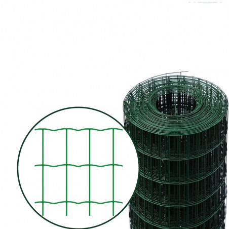 Roto Rete Metallica elettrosaldata zincata plastificata filo 2,1 mm