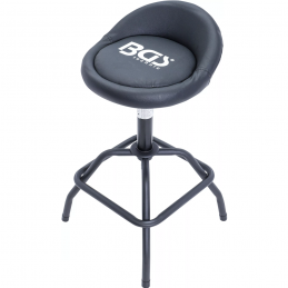 BGS BGS70144 Sgabello da Officina Regolabile Comfort e Altezza Personalizzabile