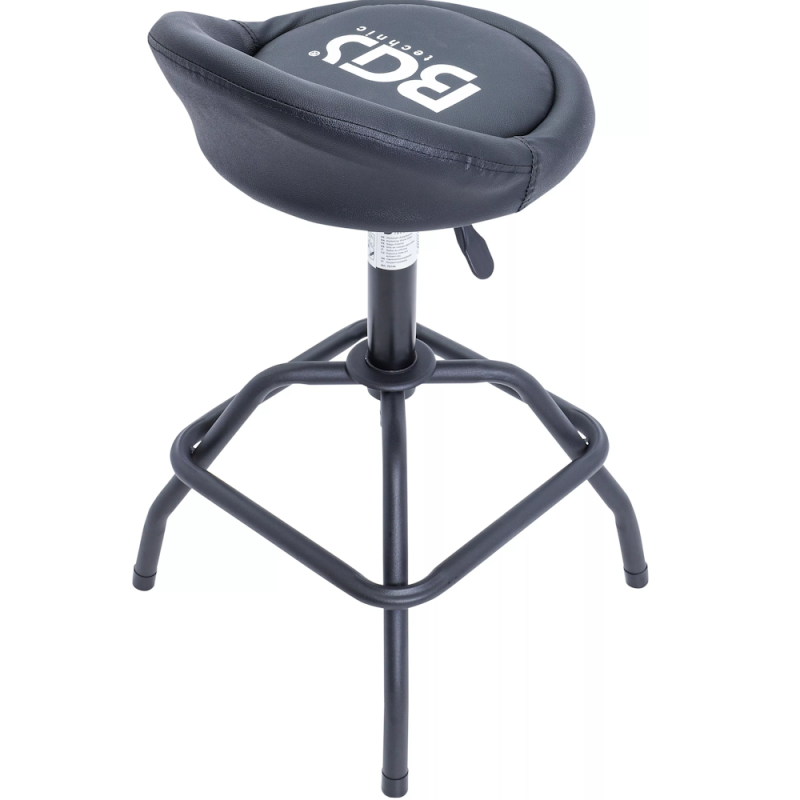 BGS BGS70144 Sgabello da Officina Regolabile Comfort e Altezza Personalizzabile